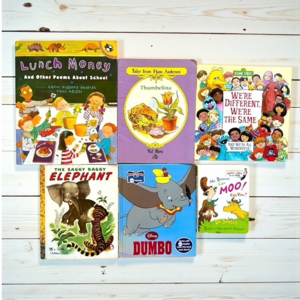 Children’s Book Bundle - 6 Classic Illustrated Stories